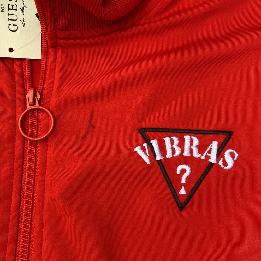 New GUESS GUESS x J Balvin Vibras Logo Track Jacket SZ M - Picture 10 of 12